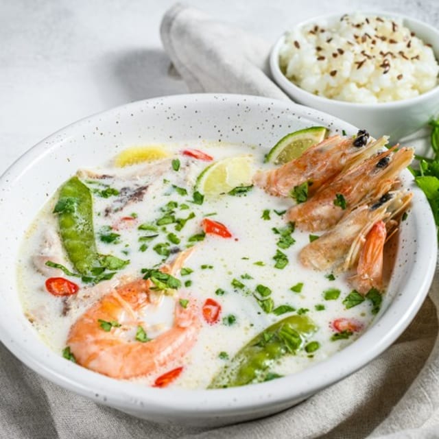 Tom Kha Shrimp.