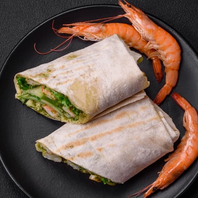 6. Shrimp Wrap.