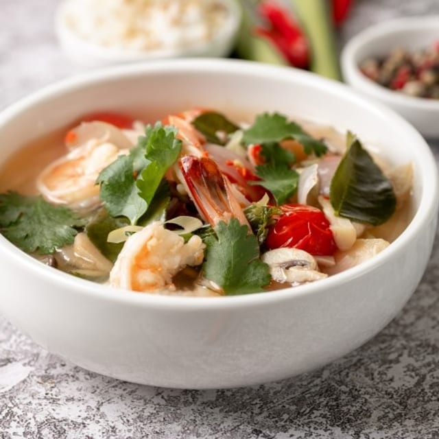 8. Tom Kha Shrimp Soup.