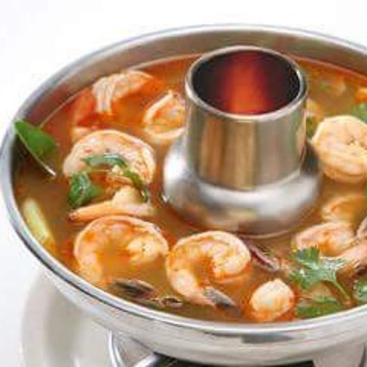 Tom Yum Shrimp.