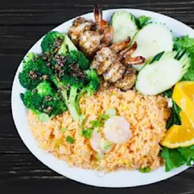 3. Scampi a La Thai BBQ Spice Shrimp (Dinner).