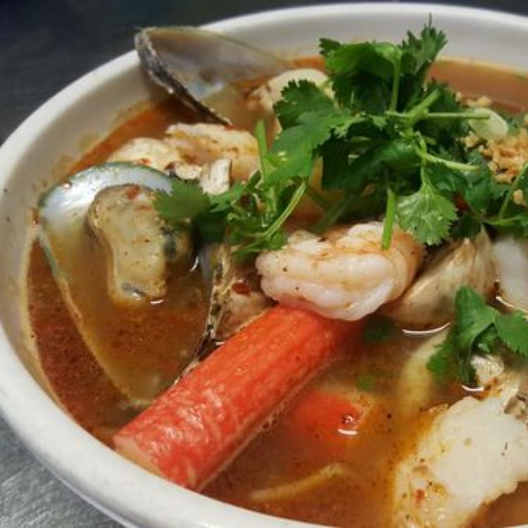 7. Spicy Seafood Noodle Soup.