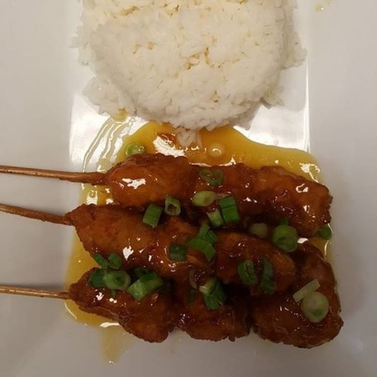 L - 5. Orange Chicken.