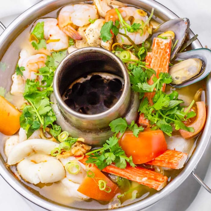 3. Tom Yum Seafood Soup.