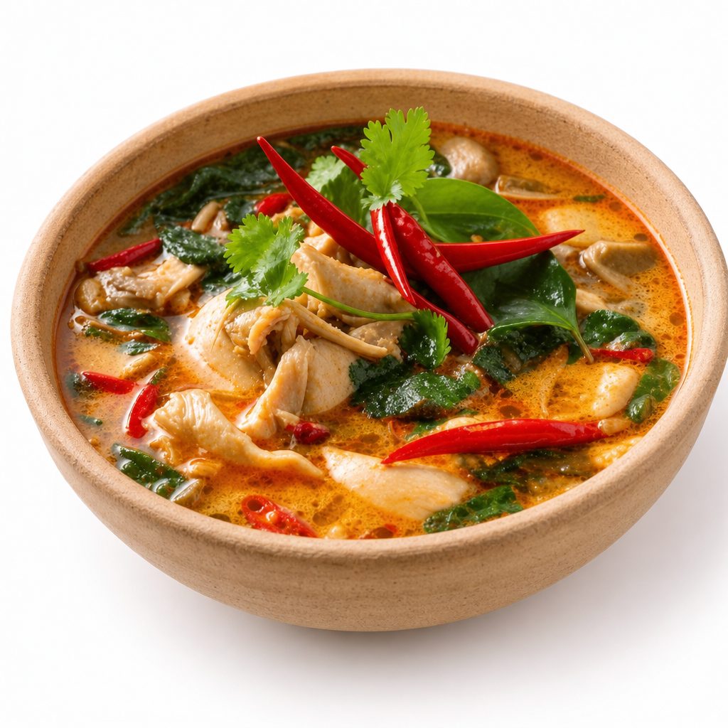 Tom Yum Chicken.