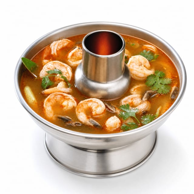 Tom Yum Shrimp.