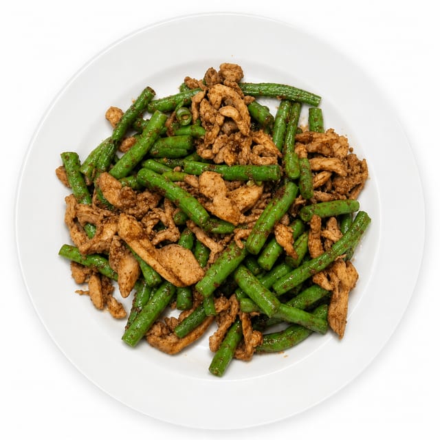 L - 28. Spicy Green Beens.