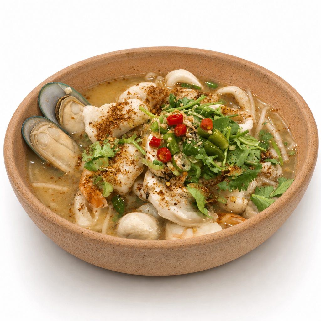 5. Seafood Noodle Soup.