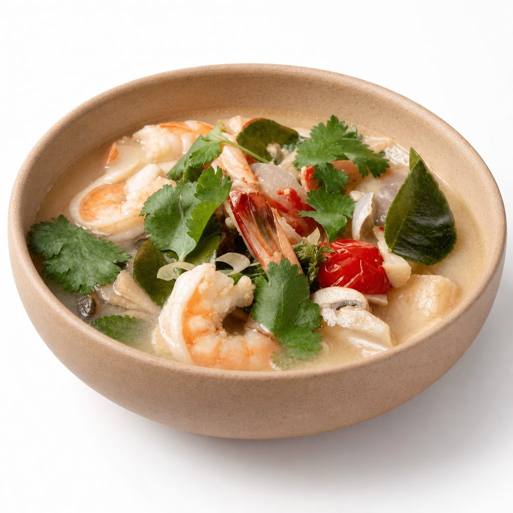 8. Tom Kha Shrimp Soup.