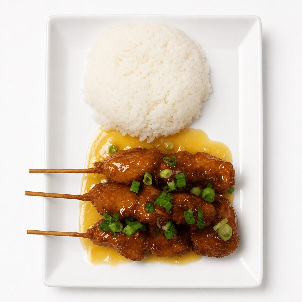 L - 5. Orange Chicken.
