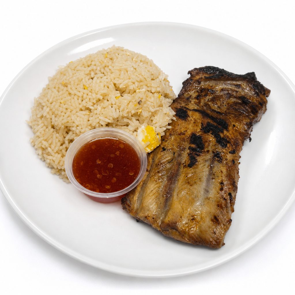 L - 2. BBQ Spare Ribs (Pork).
