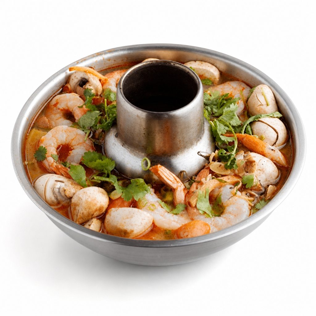1. Tom Yum Chicken Soup.