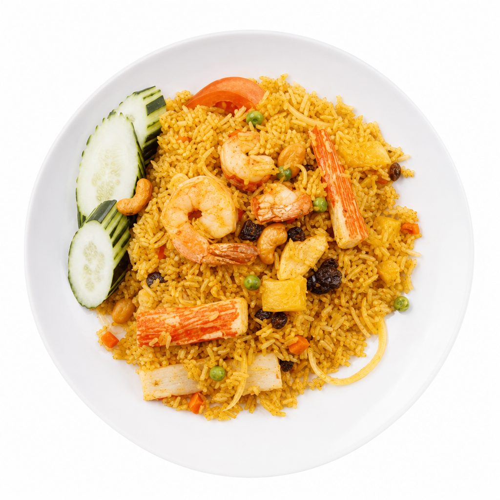7. Pineapple Fried Rice.