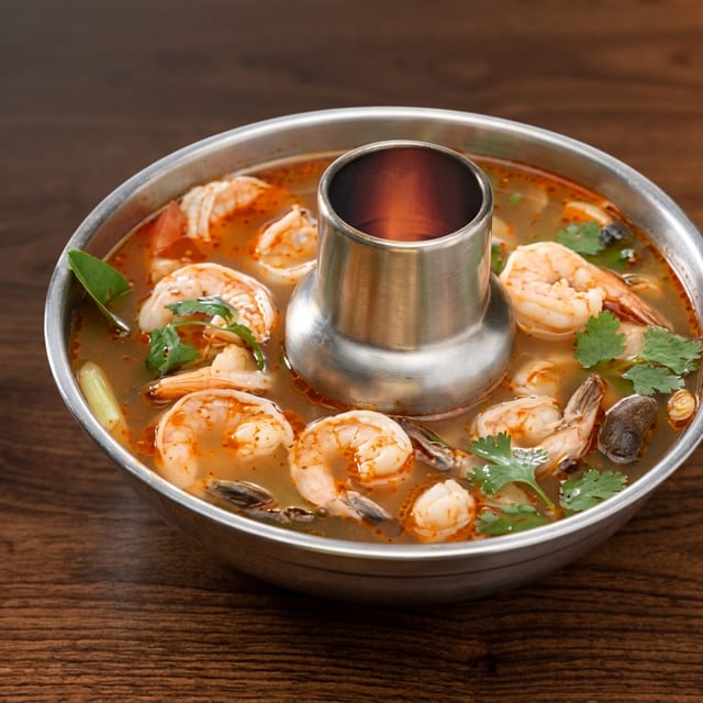 Tom Yum Shrimp.