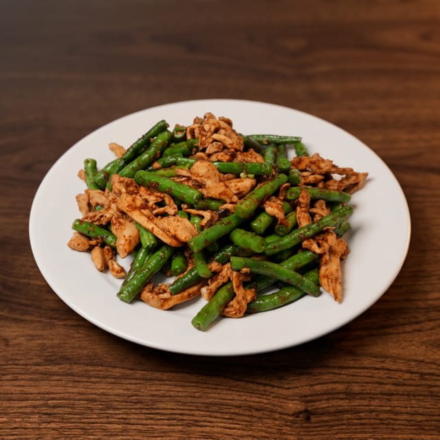 L - 28. Spicy Green Beens.