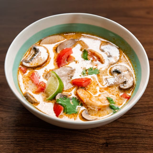 9. Tom Kha Seafood Soup.