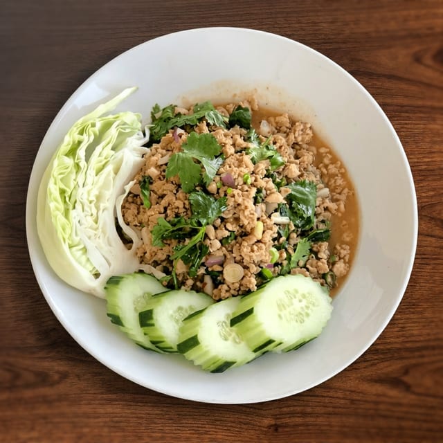 4. Larb Salad.