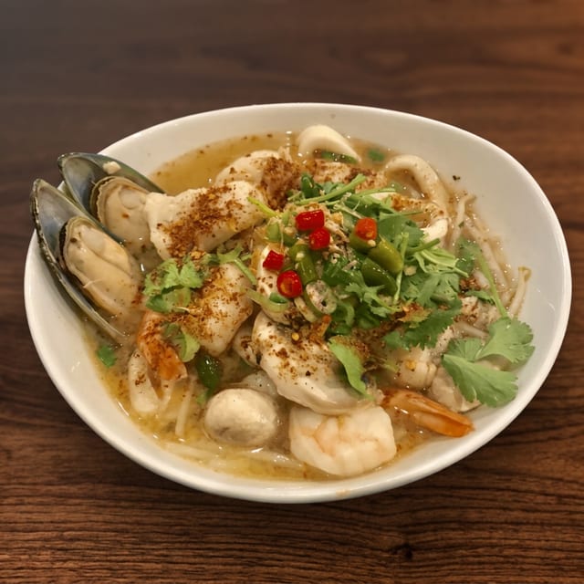 5. Seafood Noodle Soup.