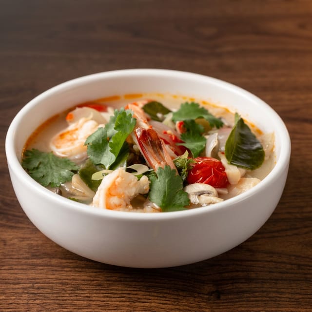 8. Tom Kha Shrimp Soup.