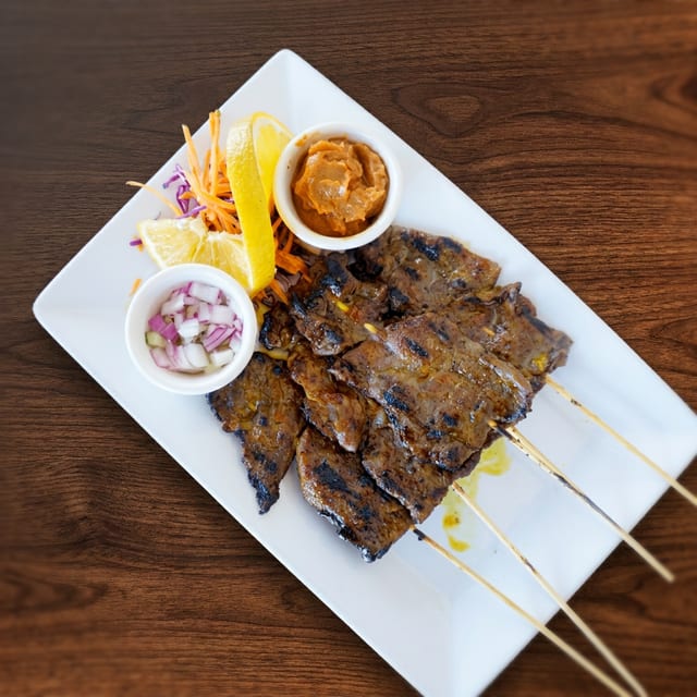 5. Sate (Dinner).