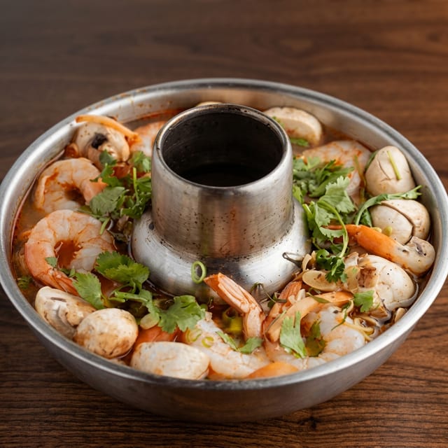 1. Tom Yum Chicken Soup.