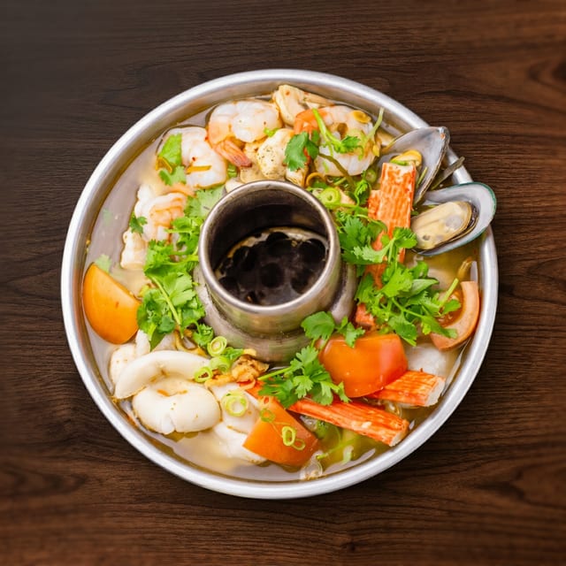 3. Tom Yum Seafood Soup.